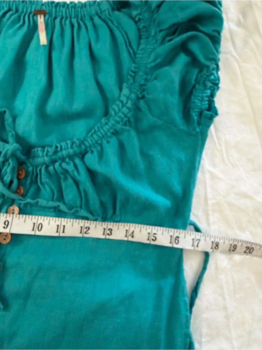 Free People Teal Mini Dress